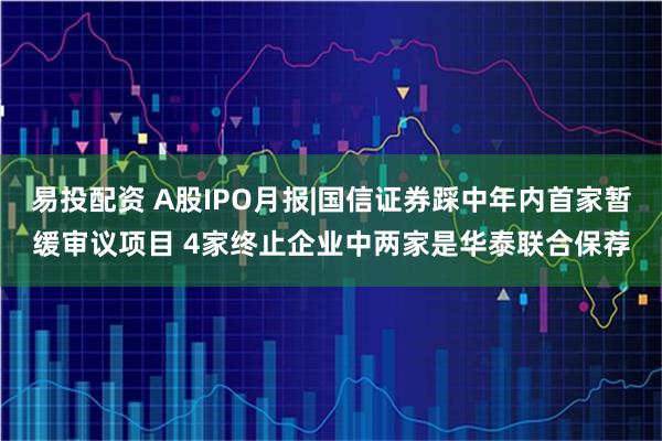 易投配资 A股IPO月报|国信证券踩中年内首家暂缓审议项目 4家终止企业中两家是华泰联合保荐